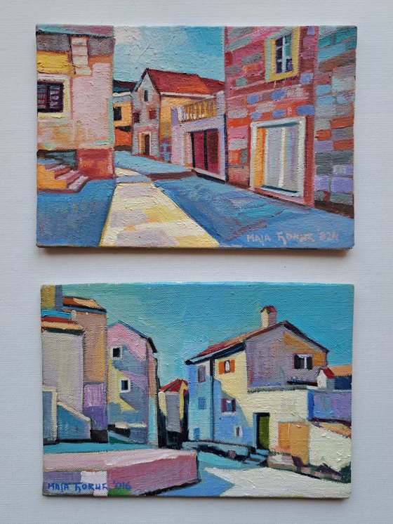 Set of two paintings, 22