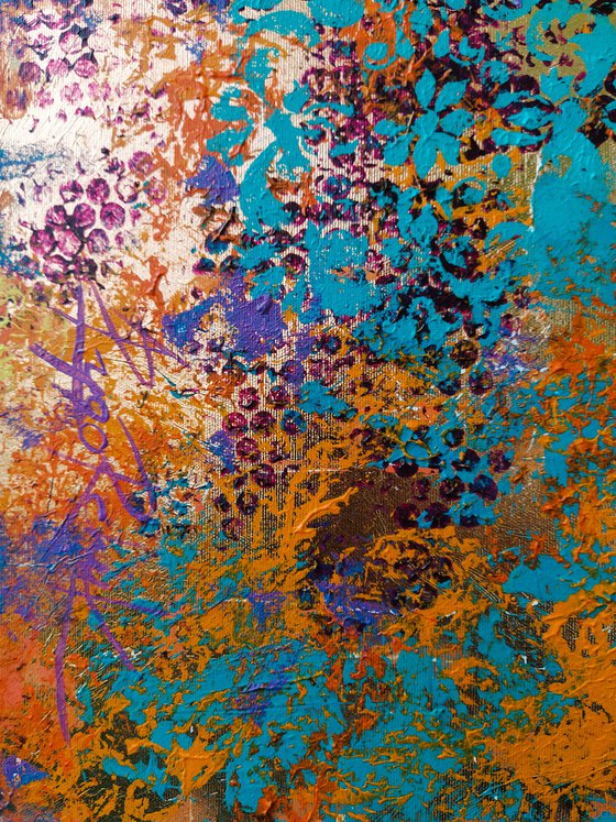 "Copper love" copper abstract art orange oryginal painting large wall art abstract paintings large wall painting abstraction arts home idea decoration