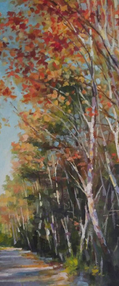 Autumn trail (11×14") by Alexander Koltakov