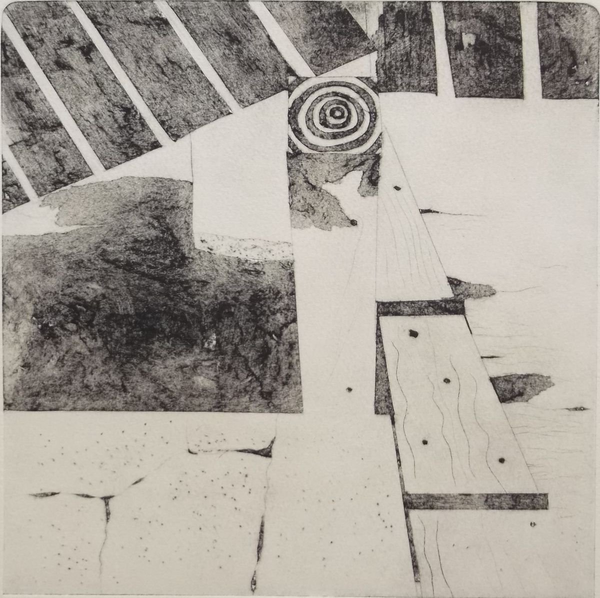 Geometric Limited Edition Print , Boundary By Sandra Haney, 15 X 15, Artwork For Sale On Artfinder