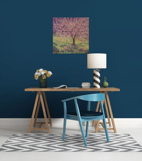 Spring Cherry Blossom ( Spring Tree blossom painting)