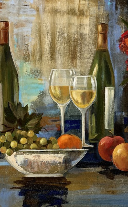 Wine and Fruits by Silvia  Vassileva