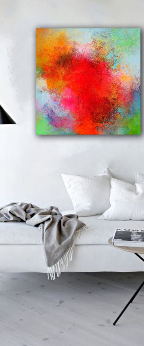 Abstract Painting by artist Alex Sencenko / Saga N56 by Alex Senchenko