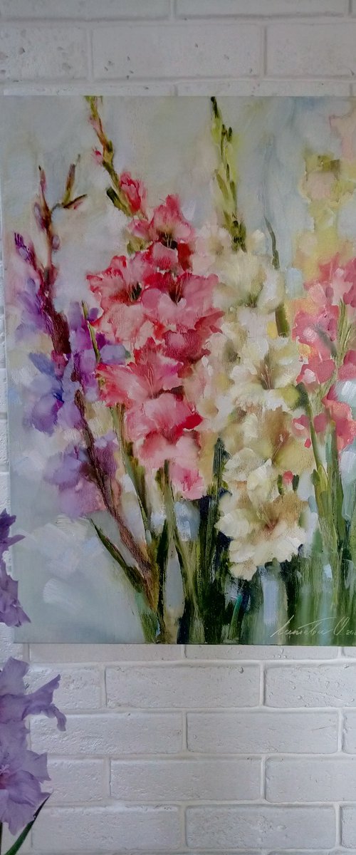 Dance of flowers 1 by Olha Laptieva