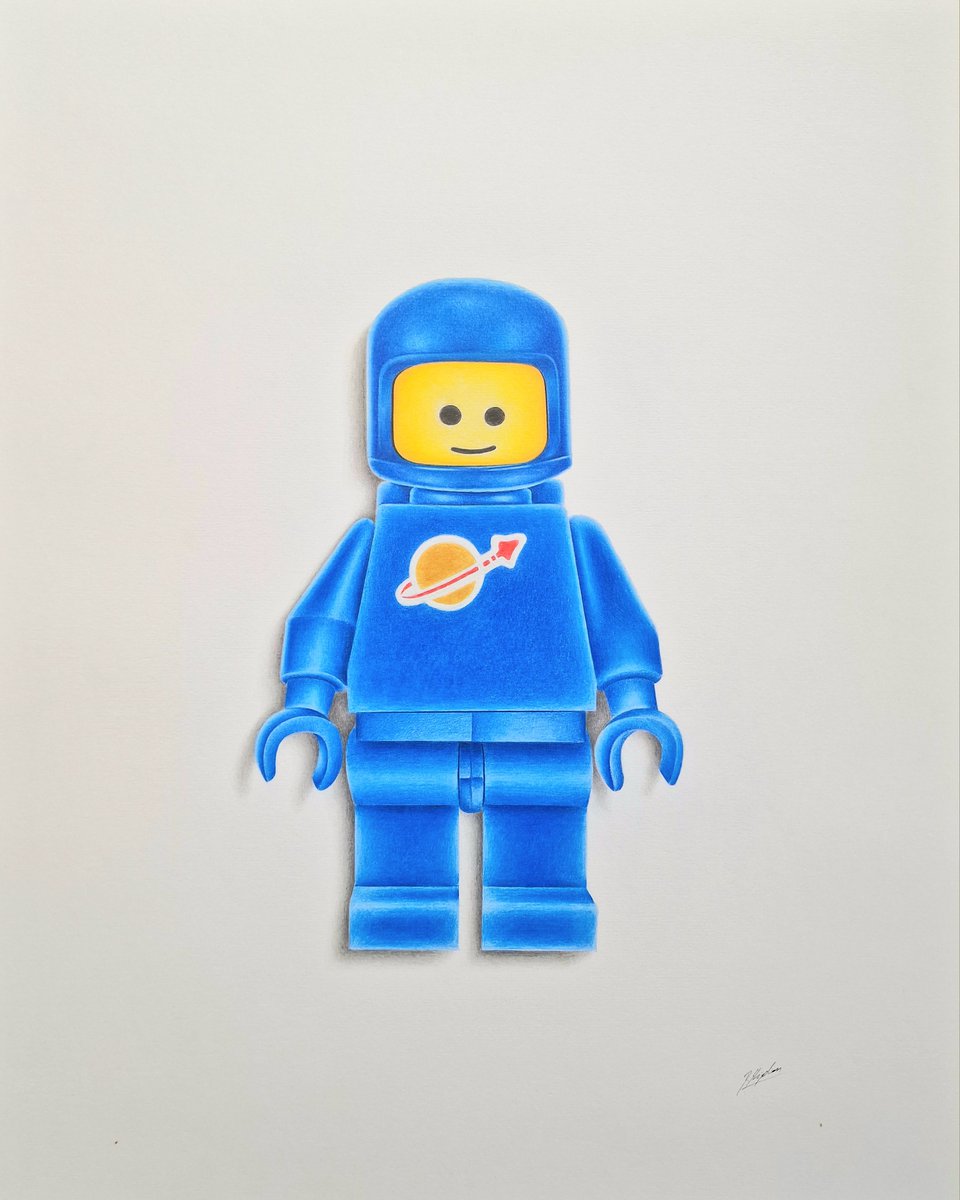 Spaceman Lego Minifigure by Daniel Shipton