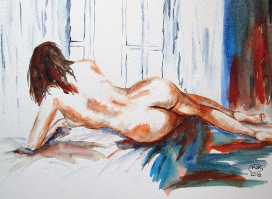 nude reclining