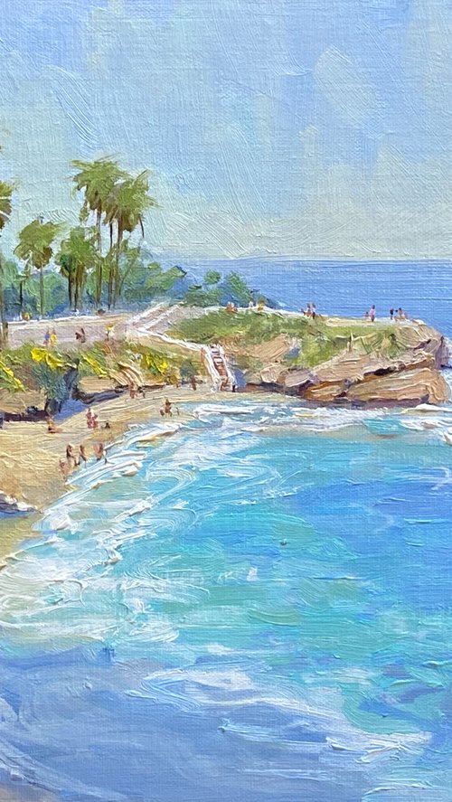 La Jolla Cove Beach Day by Tatyana Fogarty