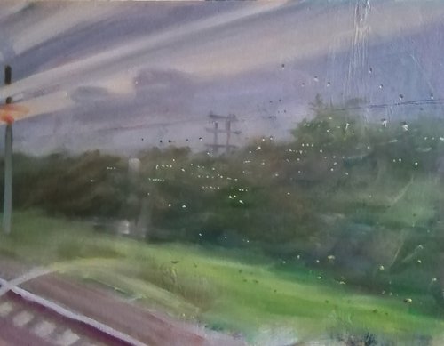 Night train by Rosemary Burn