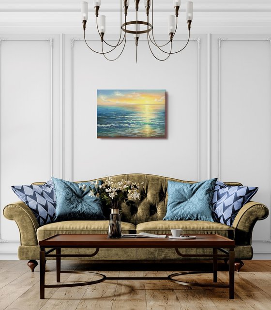 Turquoise wave