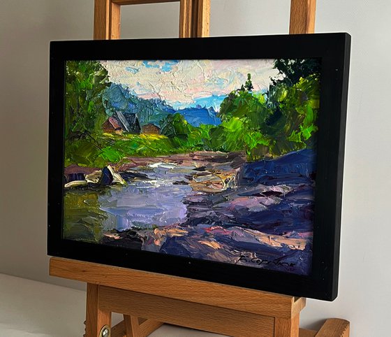 Near a Mountain Stream