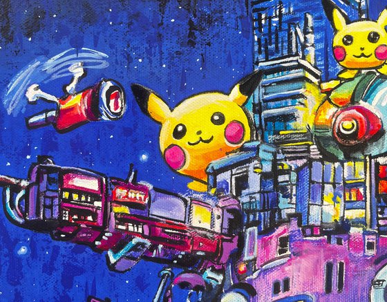 Pikachu Girl Night