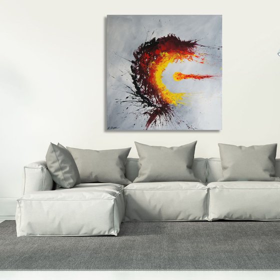 Fireball (Spirits Of Skies 064075) (80 x 80 cm) XL (32 x 32")