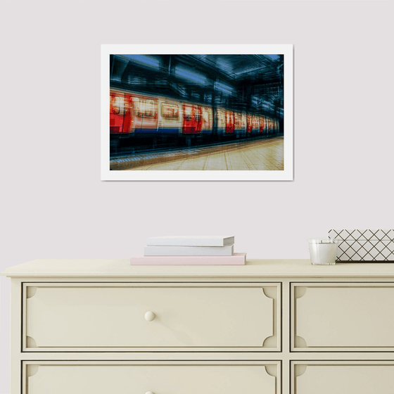 London Vibrations - The Tube. Limited Edition 1/50 15x10 inch Photographic Print