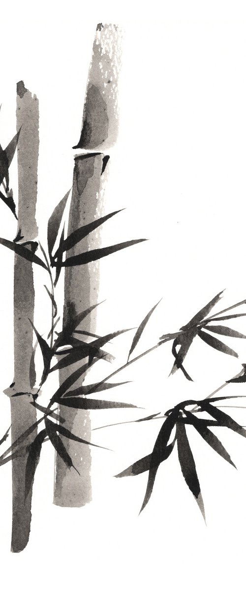 Twin Bamboo by Hai Doan