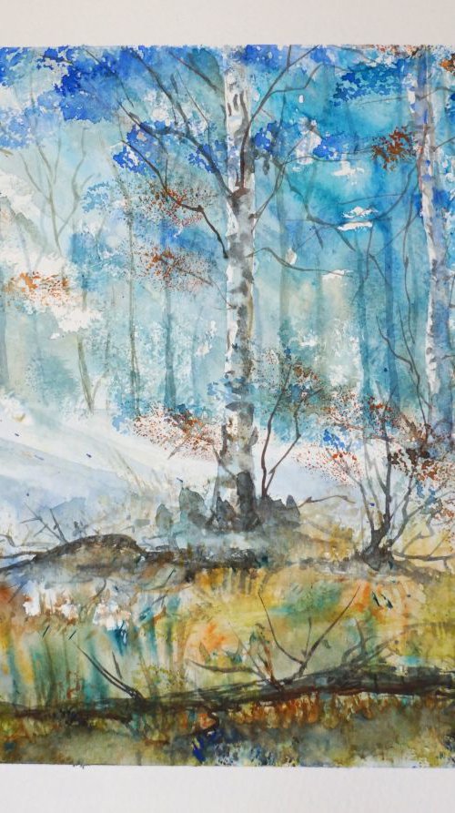 Morning in the forest by Yulia Schuster
