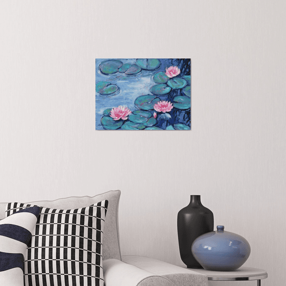 Pink Waterlilies