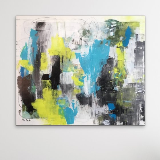 Live Out Loud - Colorful and Whimsical Abstract Expressionism