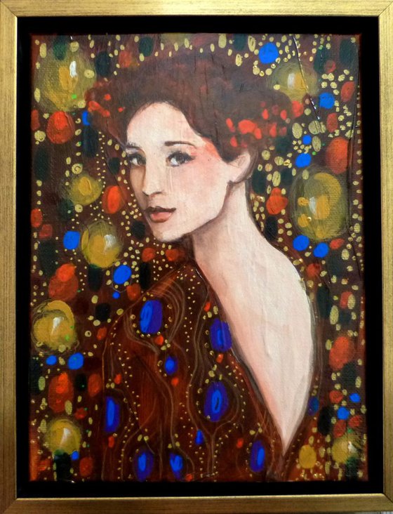 "Anthea." a tribute to Klimt.