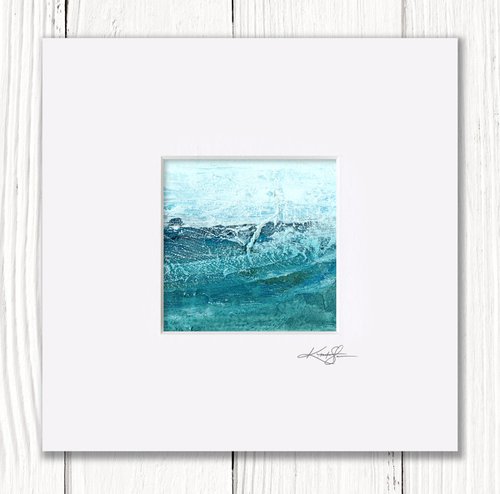 Nature's Music 74 - Textural Ocean Painting by Kathy Morton Stanion by Kathy Morton Stanion