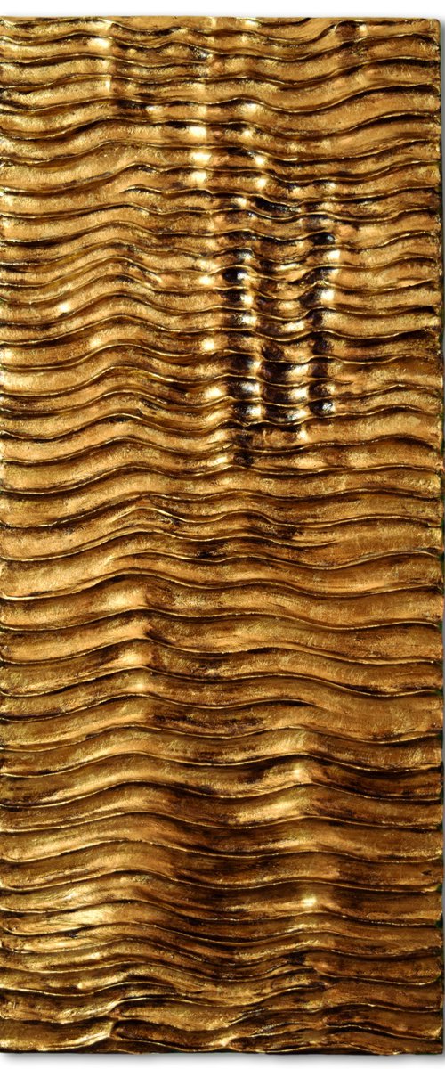 Erosion | Aged Gold Leaf #13/25 by Giulia Madonia