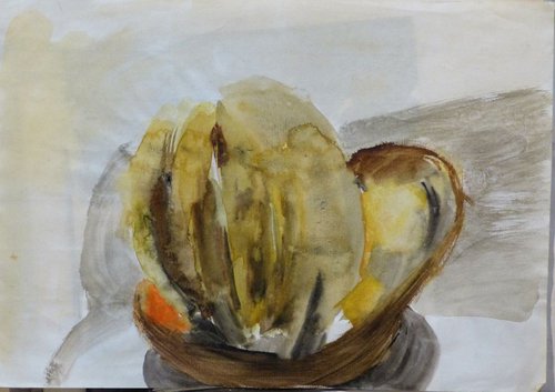 Still Life with Bananas, 21x29 cm by Frederic Belaubre