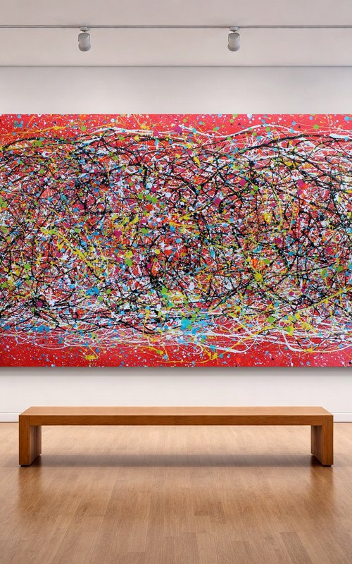 Woman in red passion by Juan Jose Garay