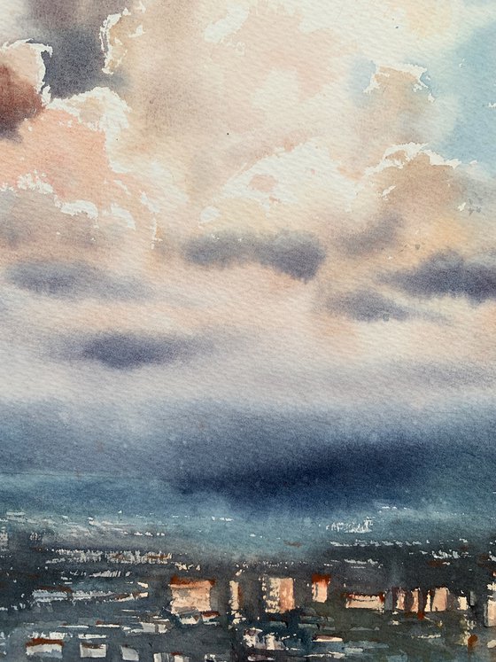 City Cloudscape at Sunrise #3