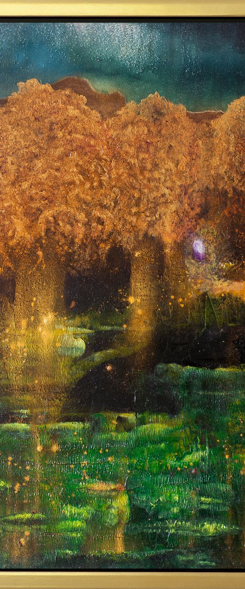 Fireflies at the Aurora Lake by Przemek Kręt