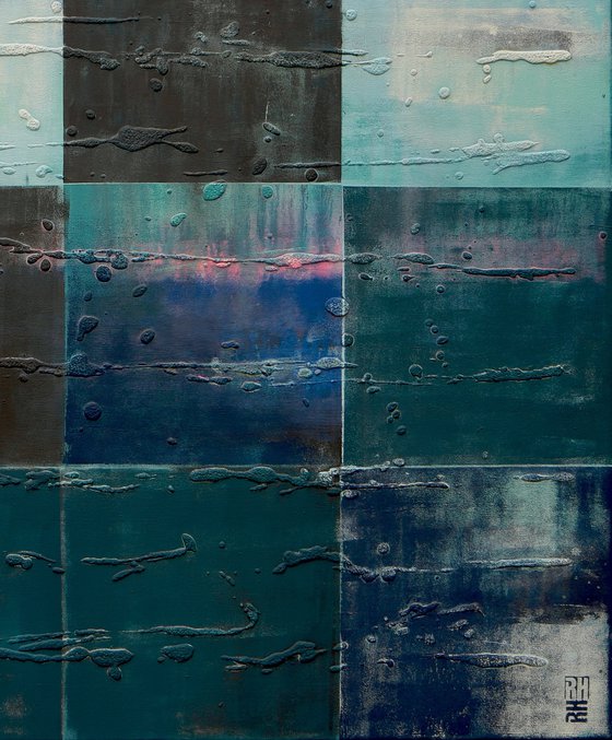 Tiles blue & black