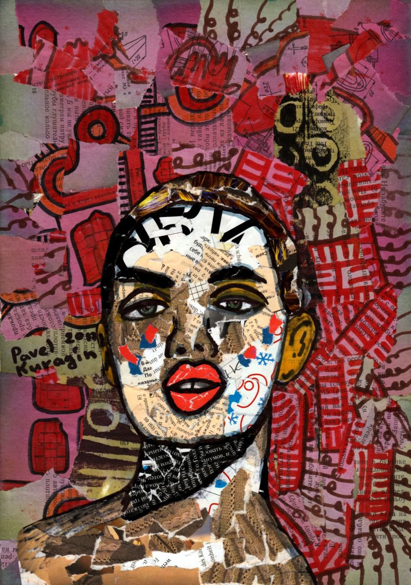 Pop girl #9 Collage by Pavel Kuragin | Artfinder