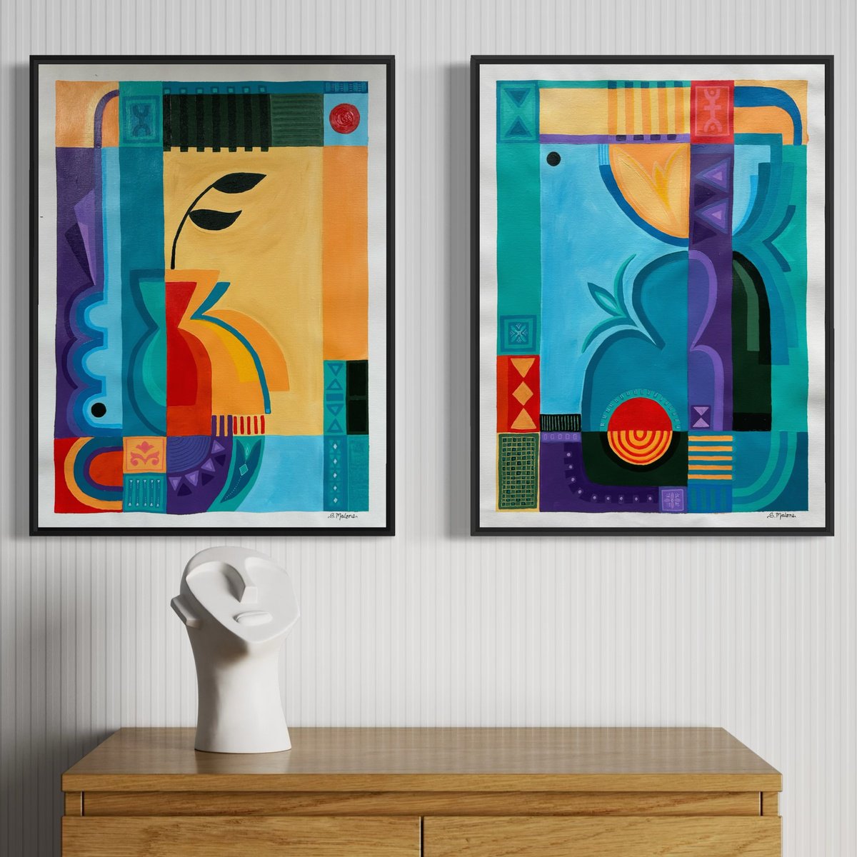 Where The Sun Meets The Sea By Samantha Malone, 36 X 24, Artwork For Sale On Artfinder