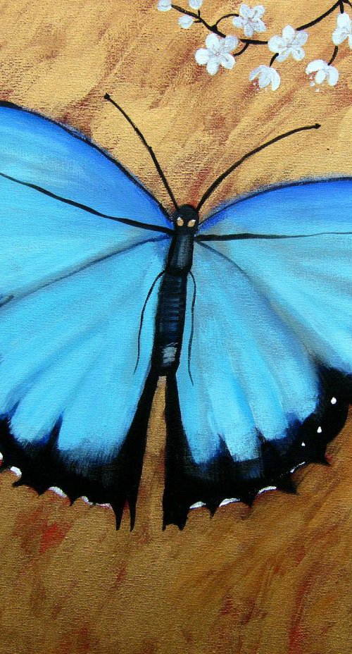 Blue Butterfly by Mary Stubberfield