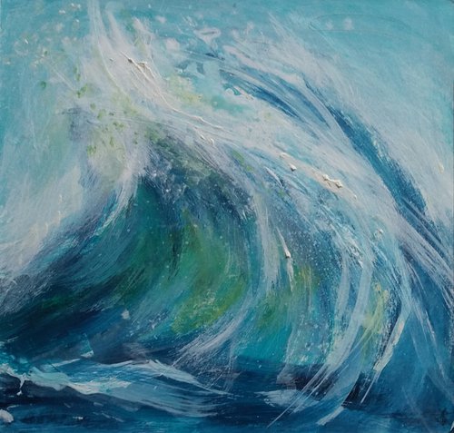 Wave Splash by Jean  Luce