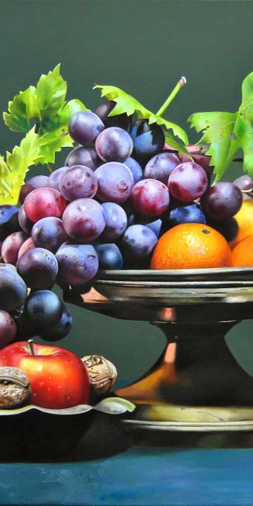 Still life with fruits by Valeri Tsvetkov