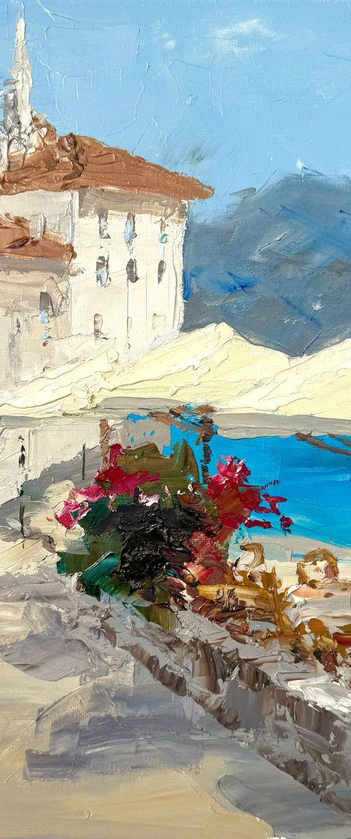 Cafe. Mediterranean Sea. by Irina Alexandrina