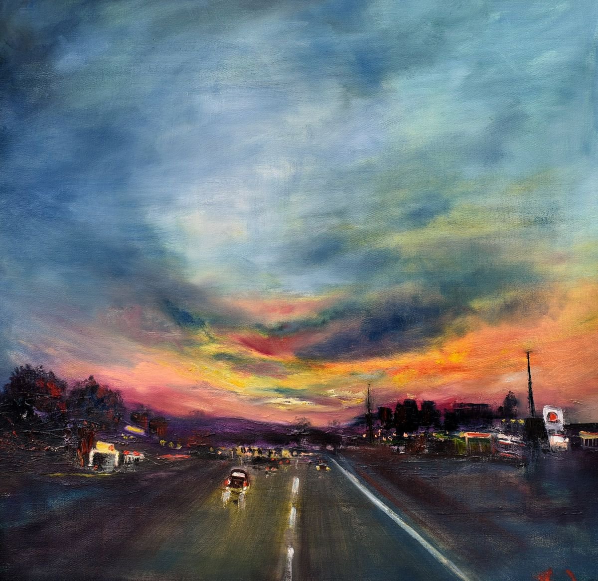 Shimmering skies of texas by Vandana Mehta