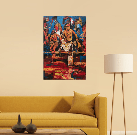 African Tribal Dancers