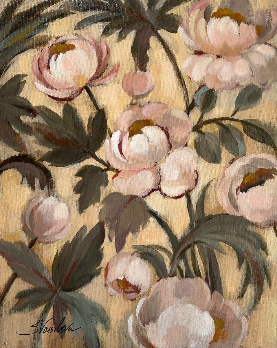 Peony Garden I by Silvia  Vassileva