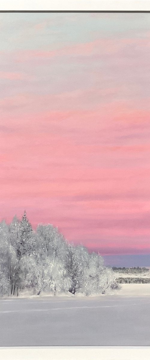Serenity. Winter Landscape by Alla Kallass