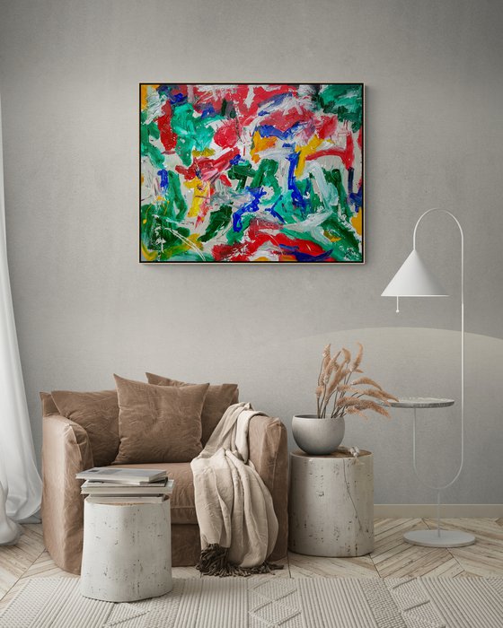 - Estos N-1  - Abstract Painting - 100x80cm