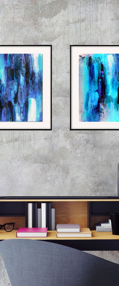 Indigo Dreams ( RESERVED FOR CUSTOMER COMMISSION ) by Carolynne Coulson