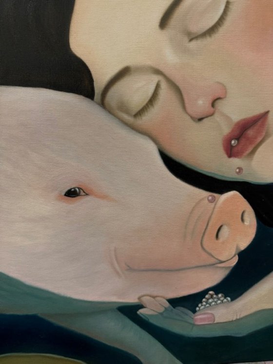 "Depends on the beads, depends on the pig"