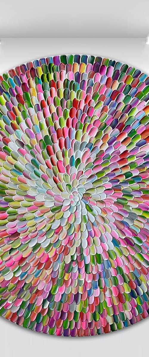 'Pacific orbis bloom X' - 30x30” by Tatiana Georgieva