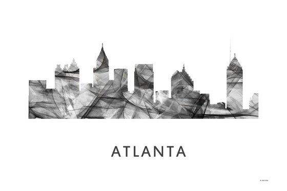Atlanta Skyline WB BW