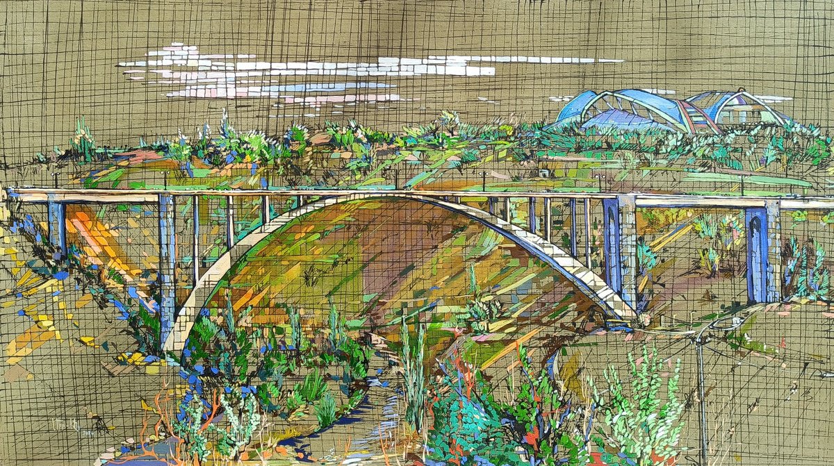 Impressionistic Cityscapes Oil Painting By Anahit Mirijanyan, 24 X 16, Yerevan