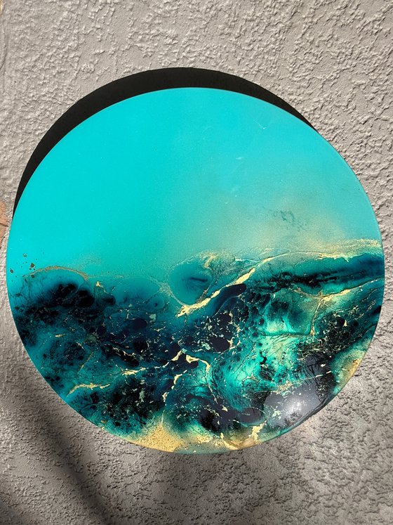Golden Halo, Blue Depth #3