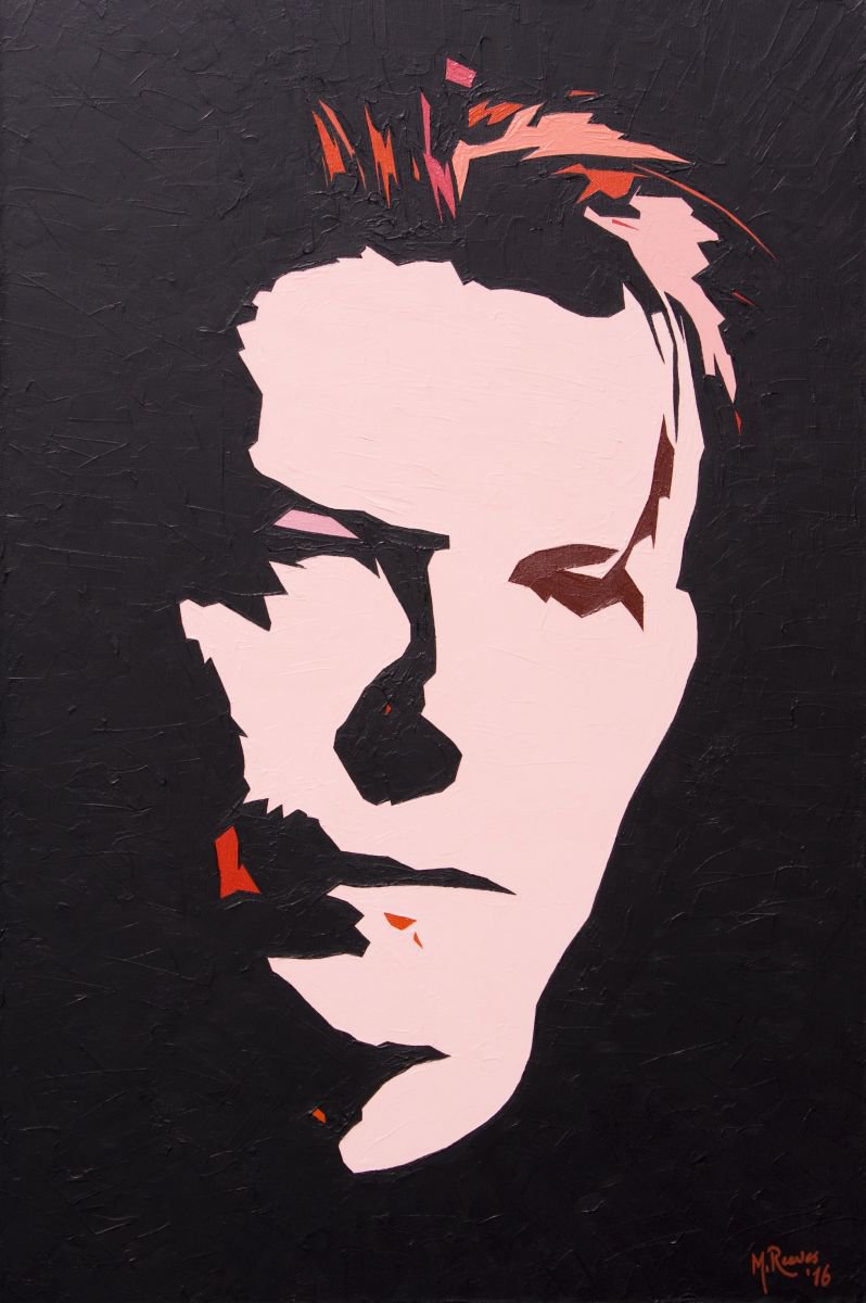 Portrait of David Bowie by Mark Reeves