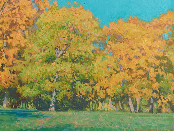 Golden autumn in Tsaritsyno
