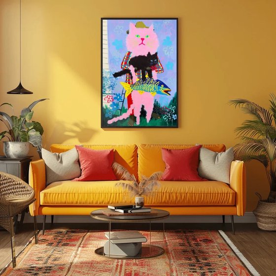 Pink Cat
