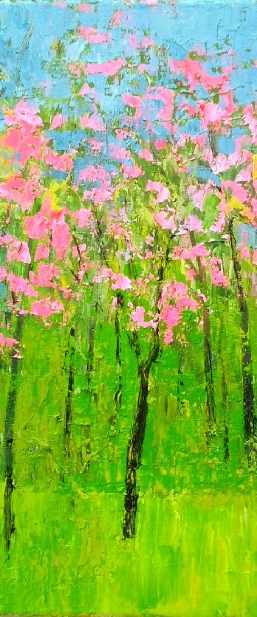 Blossom Trees V by Jan Rippingham